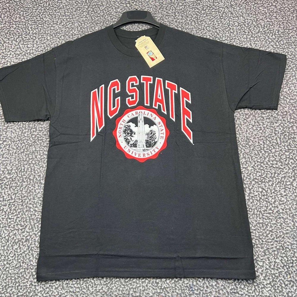 NC State University Wolfpack Shirt Men XL Black American Threads The Game New
